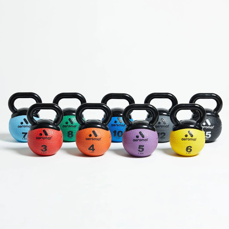 colorful set of Aeromat Elite Mini Kettlebells 35850