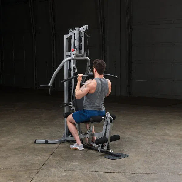 man reverse grip lat pull down exercise on Body-Solid Powerline Home Gym with Leg Press