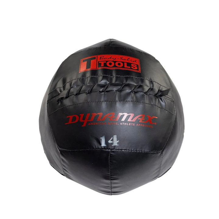 A 14 lb. Body-Solid Dynamax Wall Ball BSTDYN