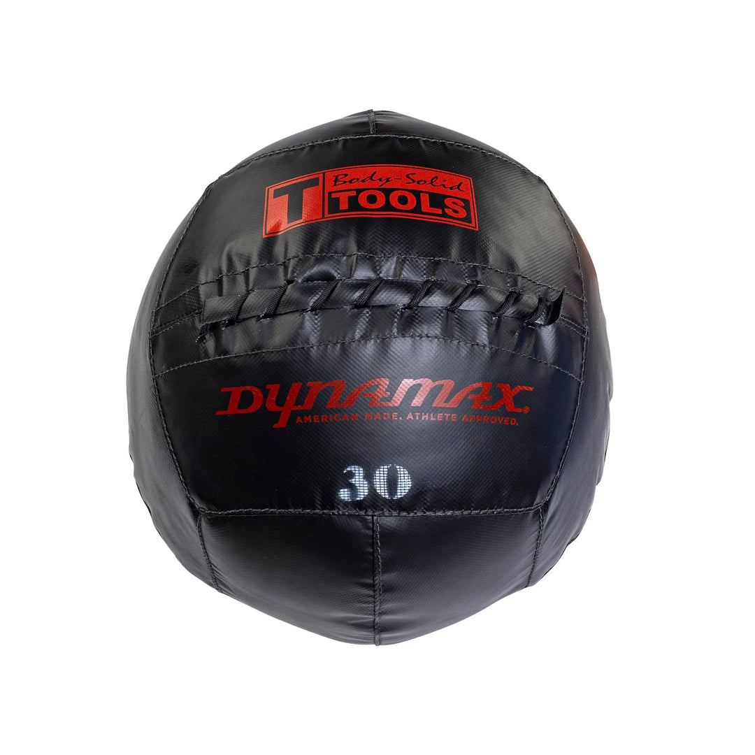 A 30 lb. Body-Solid Dynamax Wall Ball BSTDYN