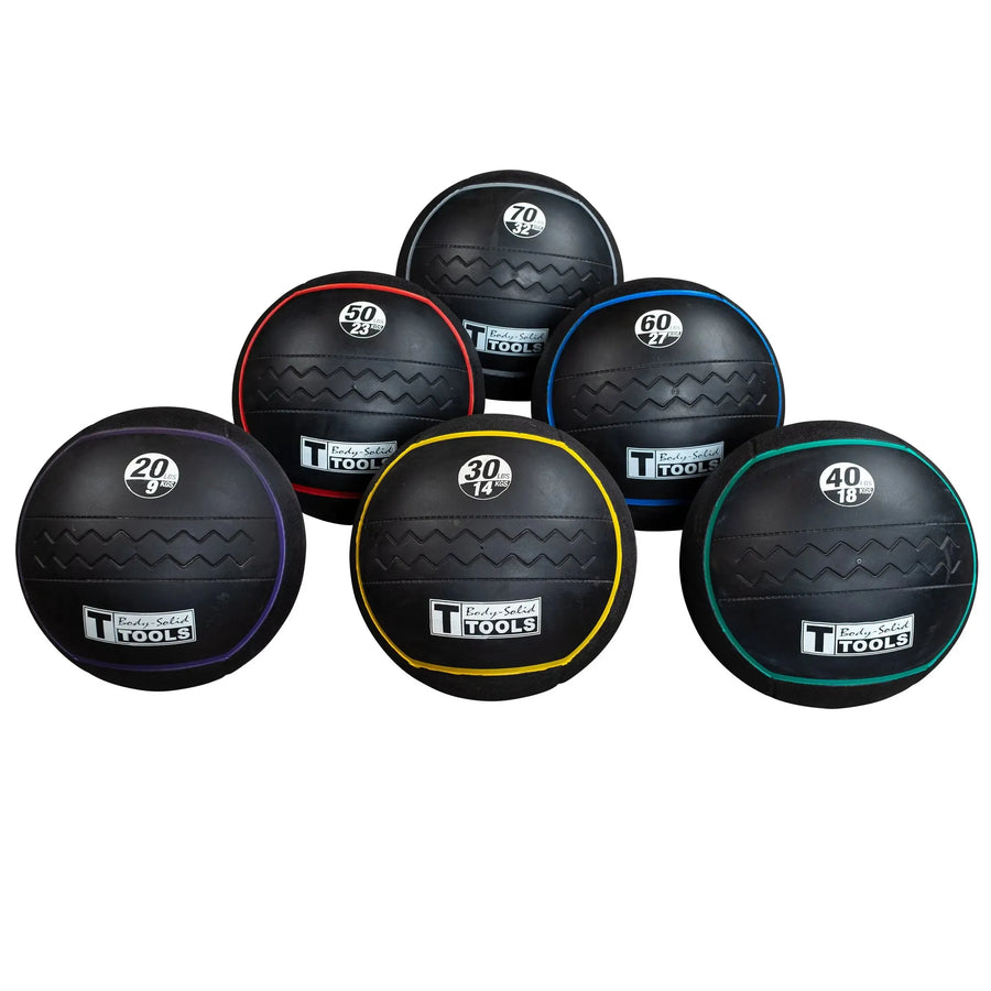 Body-Solid Heavy Rubber Balls 20 - 70 lb. Set BSTHRB