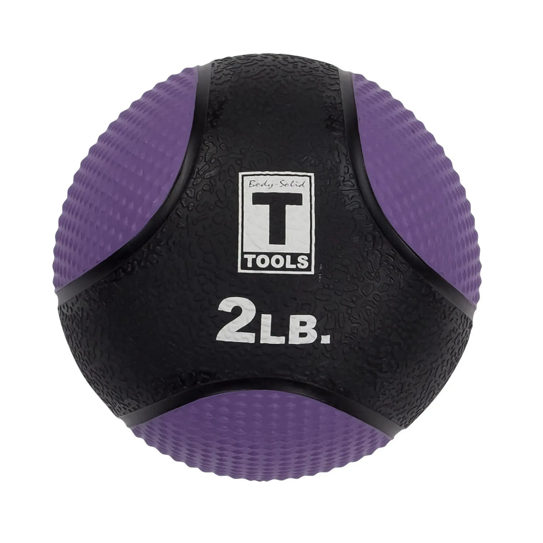 A 2 lb. Body-Solid Premium Medicine Ball BSTMB