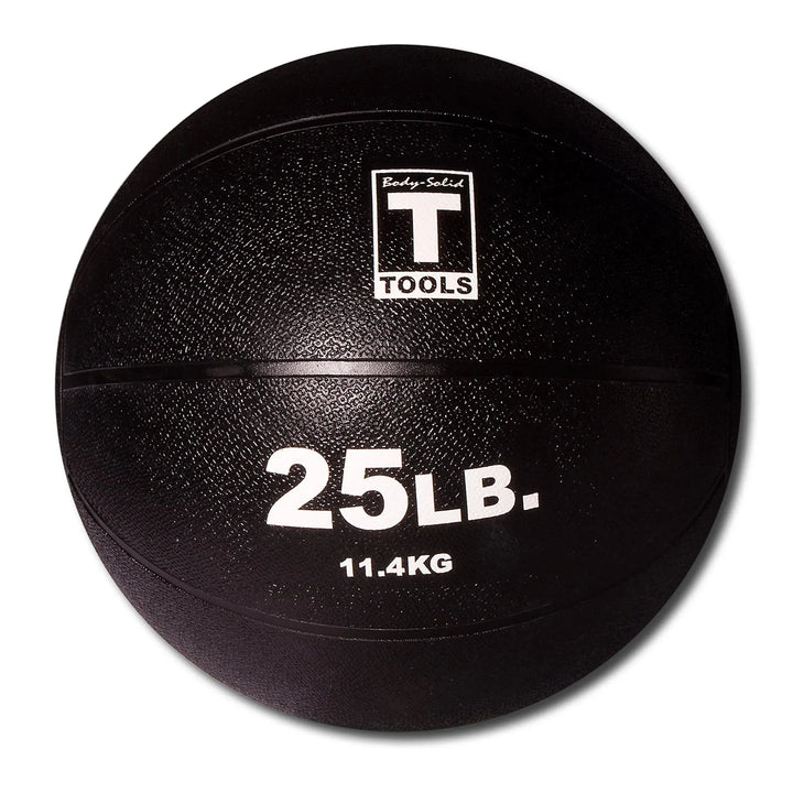 A 25 lb. Body-Solid Premium Medicine Ball BSTMB