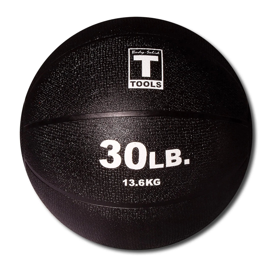 A 30 lb. Body-Solid Premium Medicine Ball BSTMB