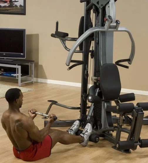 man seated cable bicep curl on Body-Solid Fusion Commercial Exercise Machine F500