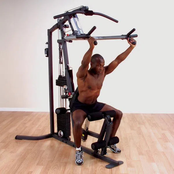 man shoulder workout on Body-Solid All-In-One Gym Machine for Home G3S