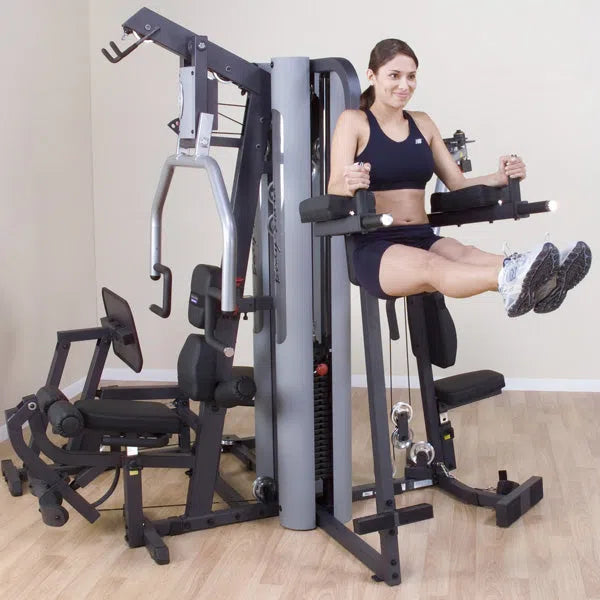 woman leg raise exercise on Body-Solid Multi-Purpose Gym Machine G9S