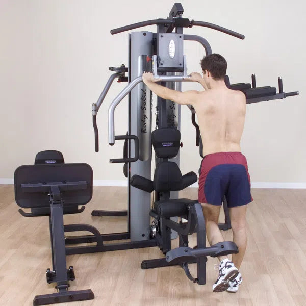 man leg curl hamstring exercise Body-Solid Multi-Purpose Gym Machine G9S