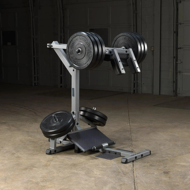 Body-Solid Assisted Squat Machine GSCL360 on display with weight plates