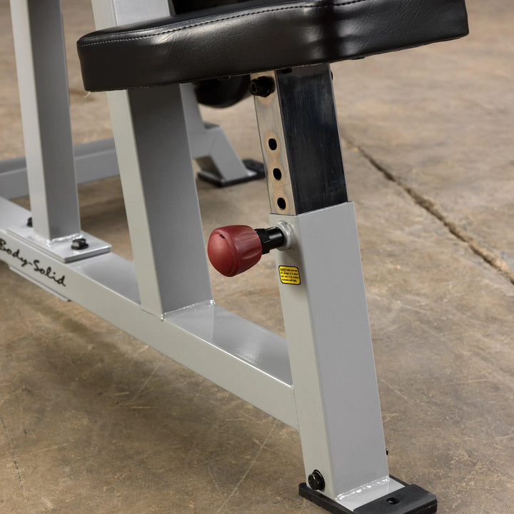 Body-Solid Seated Shoulder Press Machine LVSP closer look on the build quality