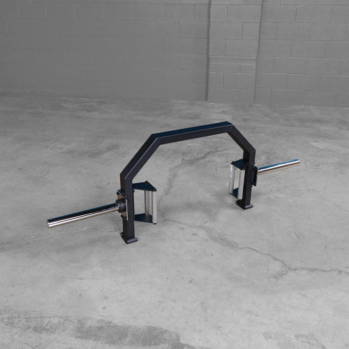 Body-Solid Open Trap Bar OTB100 on display without the weight plates