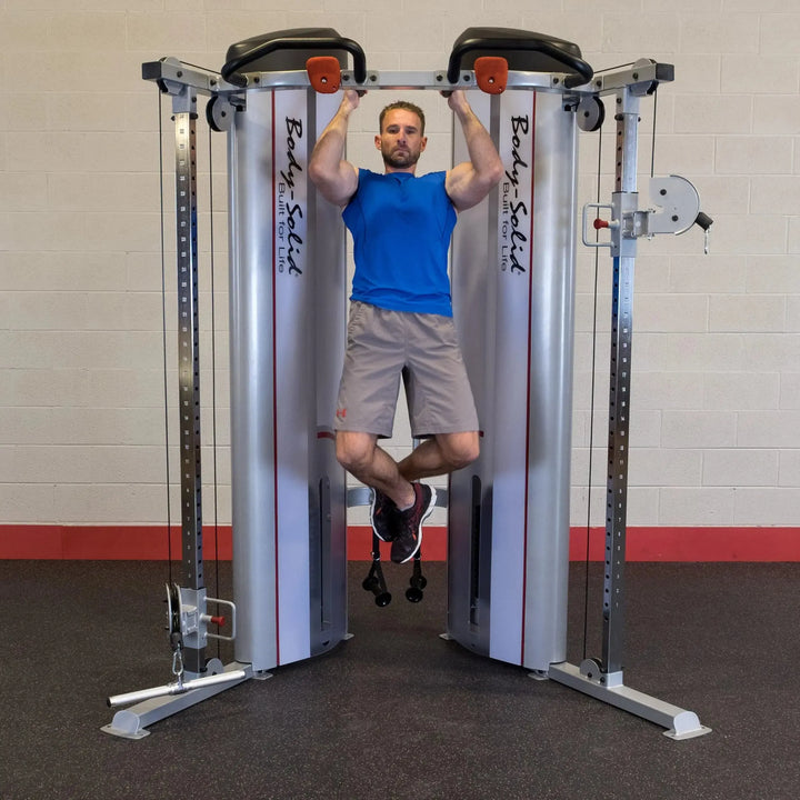man neutral pull-up on Body-Solid Commercial Functional Trainer S2FT