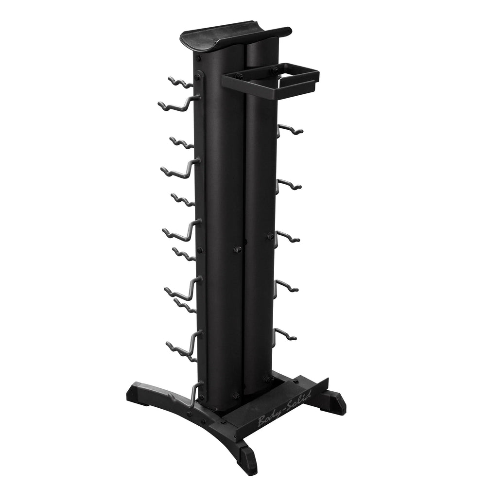 Body-Solid Gym Attachment Storage VDRA30 shown empty or without attachments hanging
