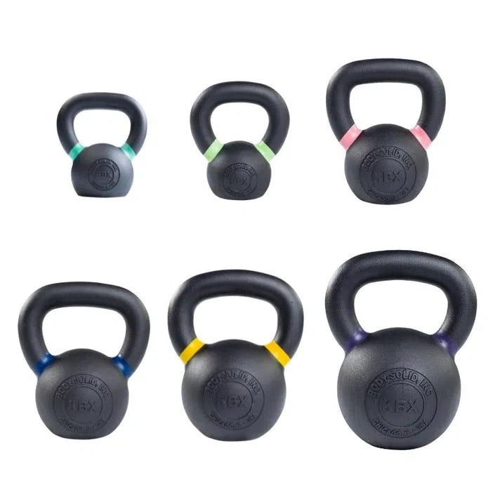 4 - 20 kg. Black Iron Competition Kettlebell Set
