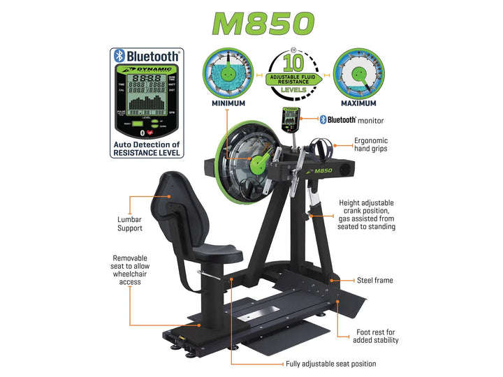 Dynamic Fluid Water UBE Arm Bike Machine (M850)