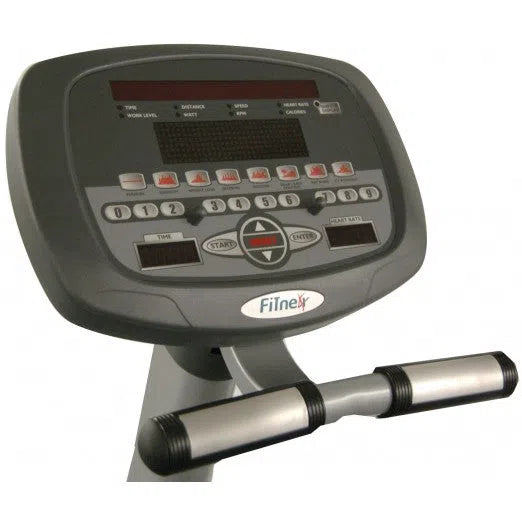 Fitnex Cross Trainer E70 closer look on display monitor and controls