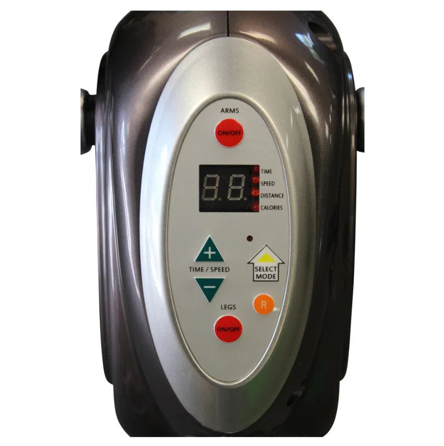 HCI eTrainer Active Passive Motorized Exercise Bike for Disabled E-PAT-AP closer look at display monitor and controls