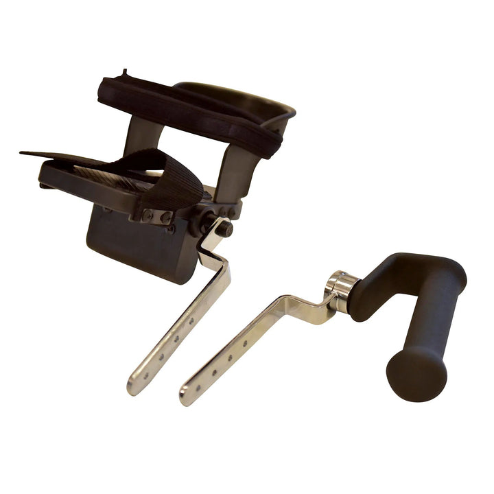 HCI PhysioTrainer PRO Arm Bike PT-PRO closer look at arm and foot pedals