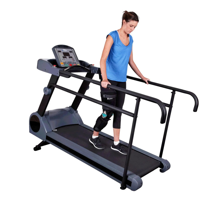 woman walking rehab on HCI PhysioMill 500 lb. User Heavy Duty Treadmill TMR