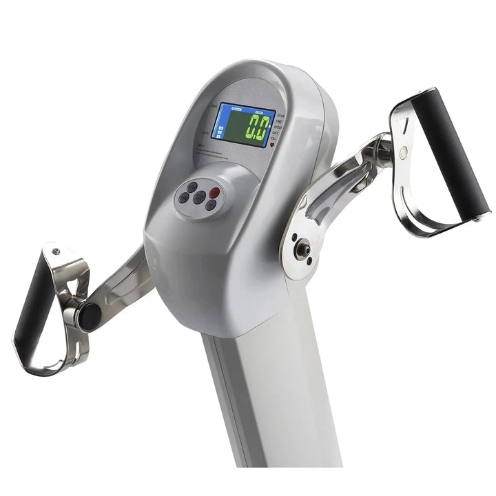 HCI PhysioCycle XT UBE Arm Bike and Recumbent Cycle XT-800 closer look at the display monitor and controls