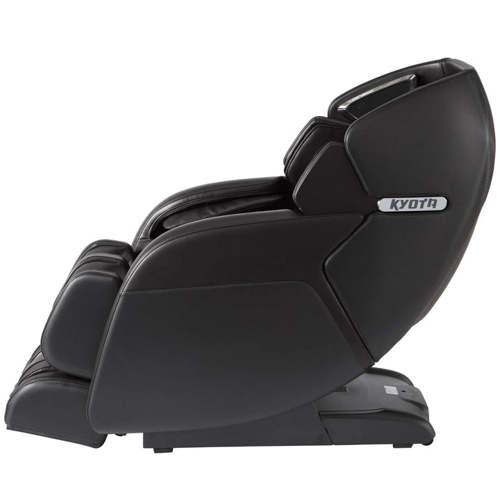 Kenko 4D Full Body Massage Chair M673 black variant viewed from the side
