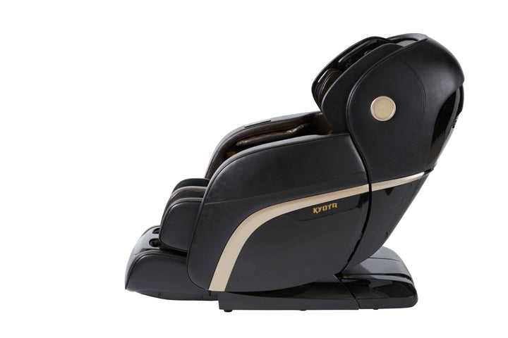 Kokoro 4D Full Body Massage Chair M888 black variant viewed from the side