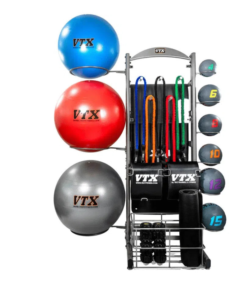Troy VTX Commercial Gym Equipment Set w Balls Mats Rollers Bands WorkoutHealthy LLC