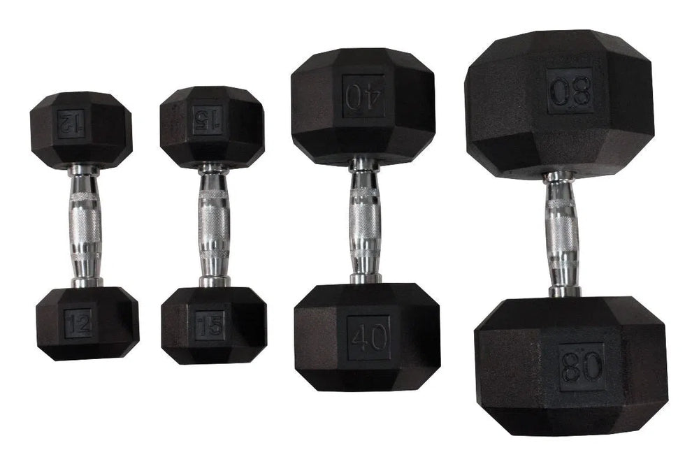 Troy Barbell VTX Dumbbells VERTPAC-SDR100 in 12, 15, 40, and 80 lbs