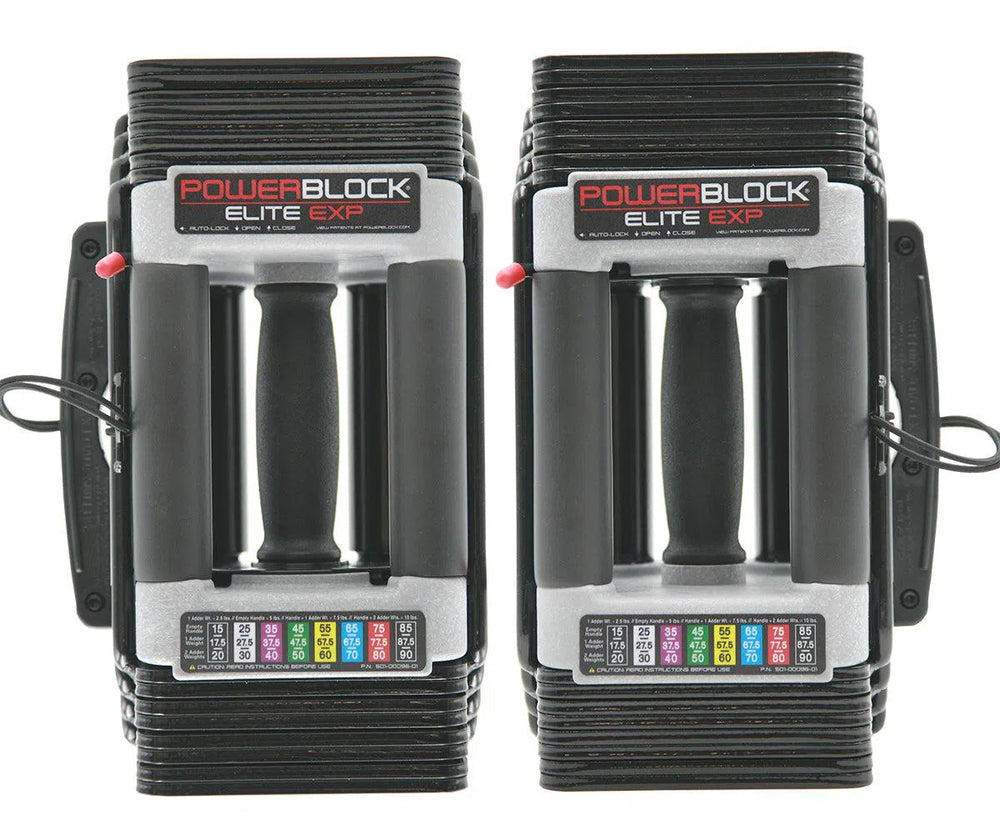 PowerBlock 50 lb Adjustable Dumbbell Set Elite EXP ELITE-EXP50