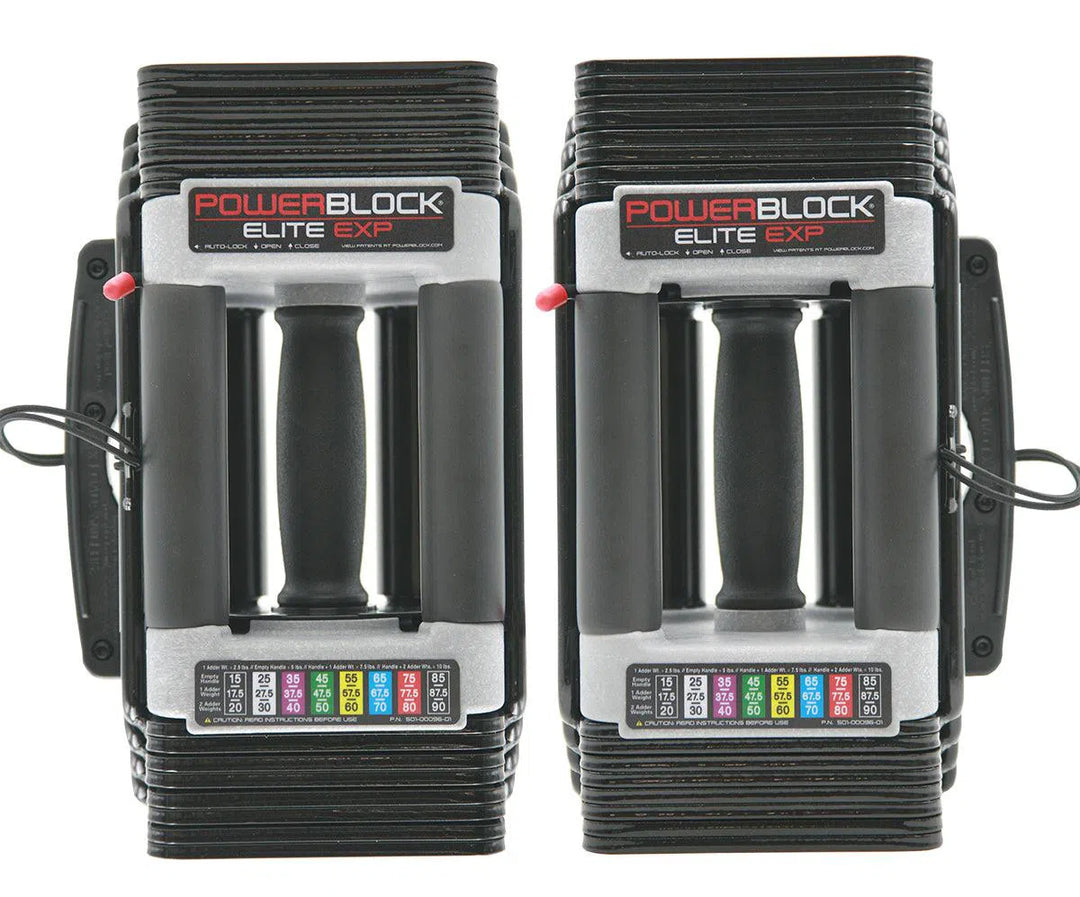 PowerBlock 50 lb Adjustable Dumbbell Set Elite EXP ELITE-EXP50