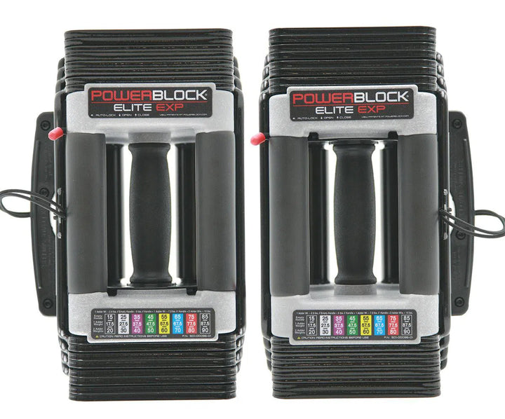 PowerBlock 50 lb Adjustable Dumbbell Set Elite EXP ELITE-EXP50