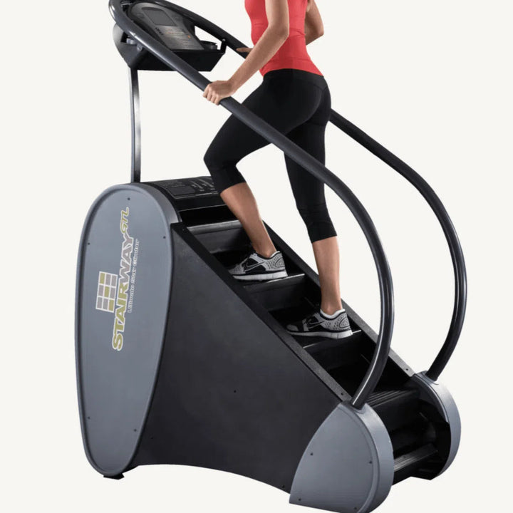 jacobs ladder stair climber girl workout