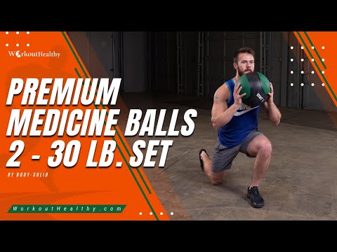 Body-Solid Premium Medicine Balls 2-30 lb. Set