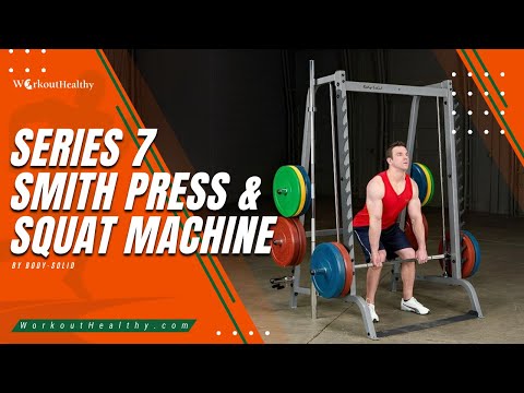 Body-Solid Series 7 Smith Press & Squat Machine (GS348B)
