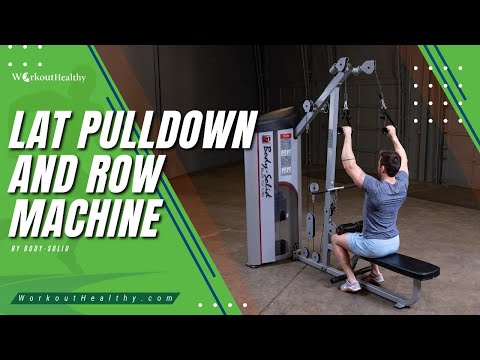 Body-Solid Pro Clubline Lat Pulldown and Row Machine (S2LAT)
