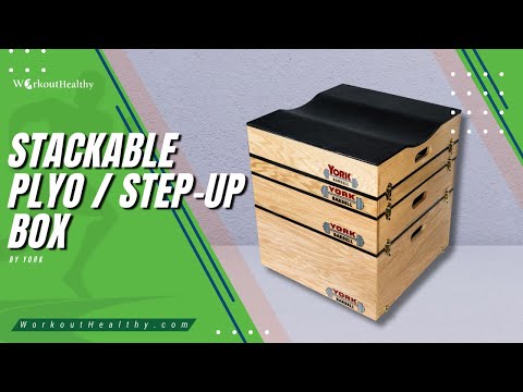 video of the york wood stackable plyo box