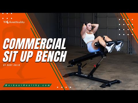 Body-Solid Pro Clubline Sit Up Bench (SAB500B)