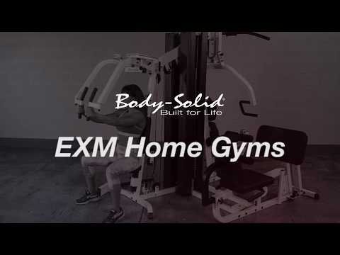 Body-Solid EXM Home Gyms demo video with possible attachments