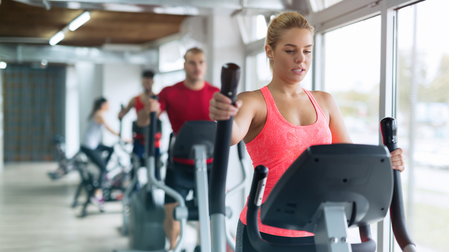 Elliptical trainer cardio, the subject of this guide to steady state and interval elliptical workouts.