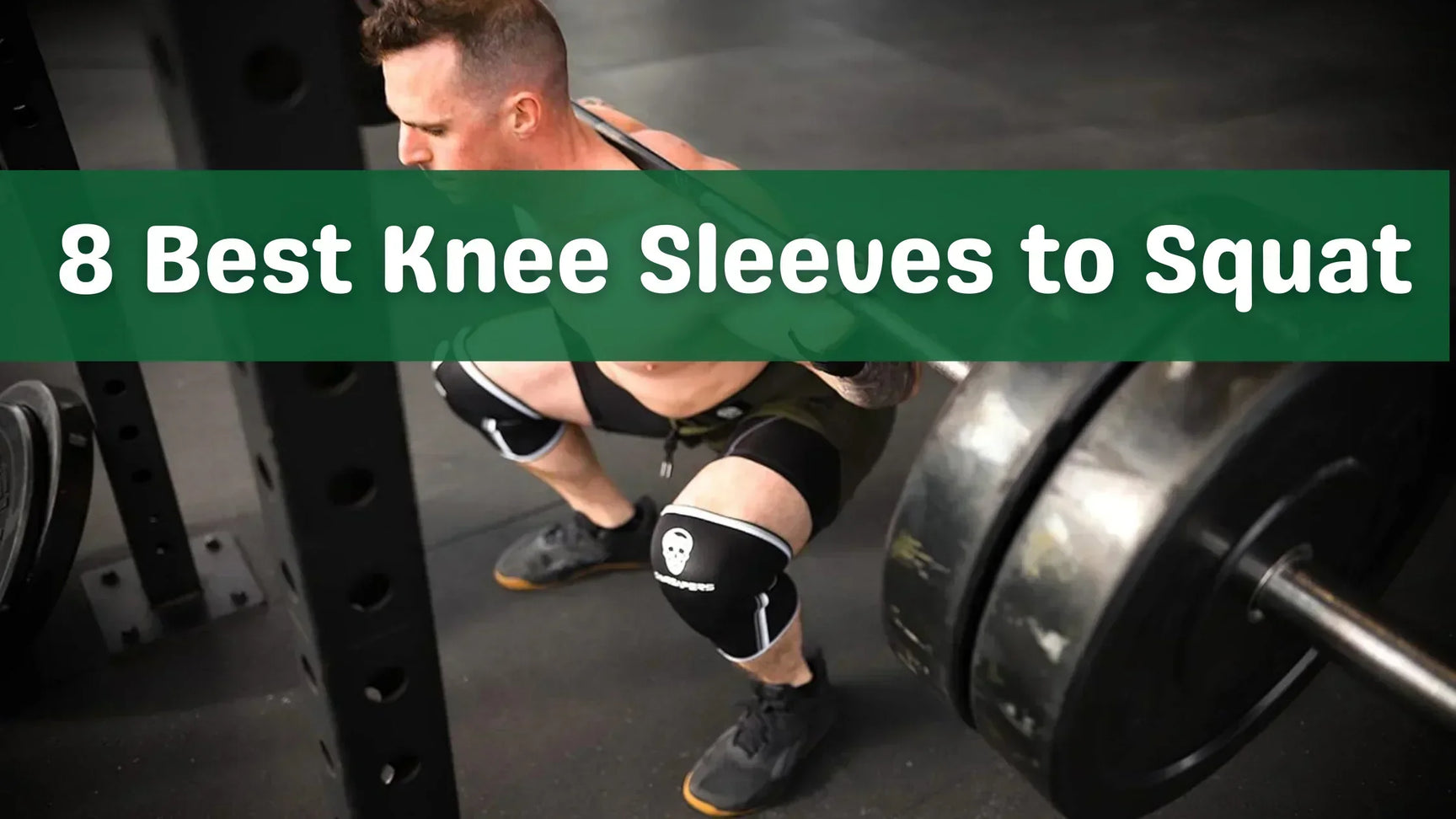 The Iron Bull Strength 7mm knee sleeves, our best overall pick among the best knee sleeves for squats.