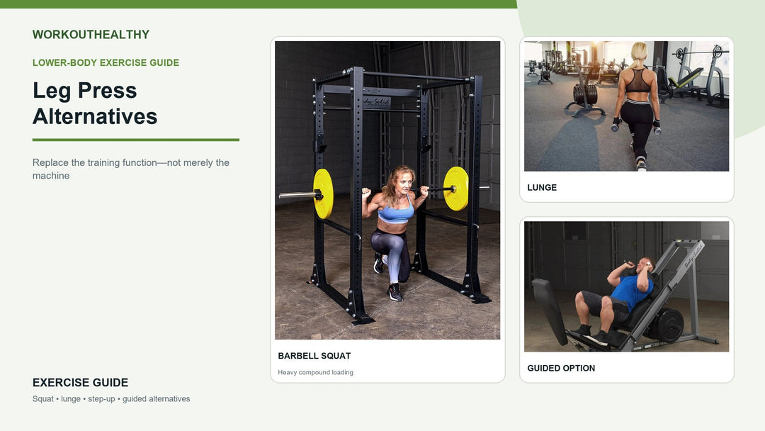 6 Leg Press Alternatives for Effective Lower Body Exercise hero image
