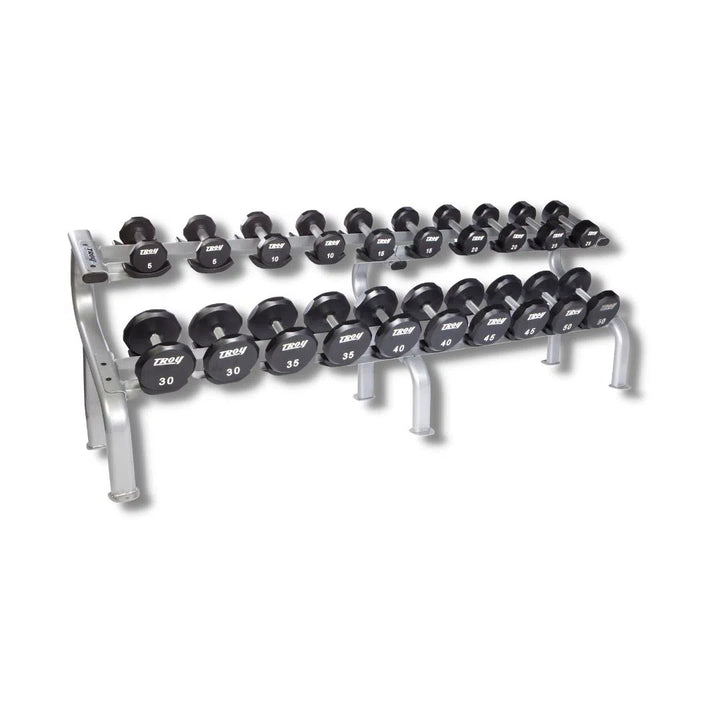 10-Pair Dumbbell Saddle Rack (DR-10) by Troy