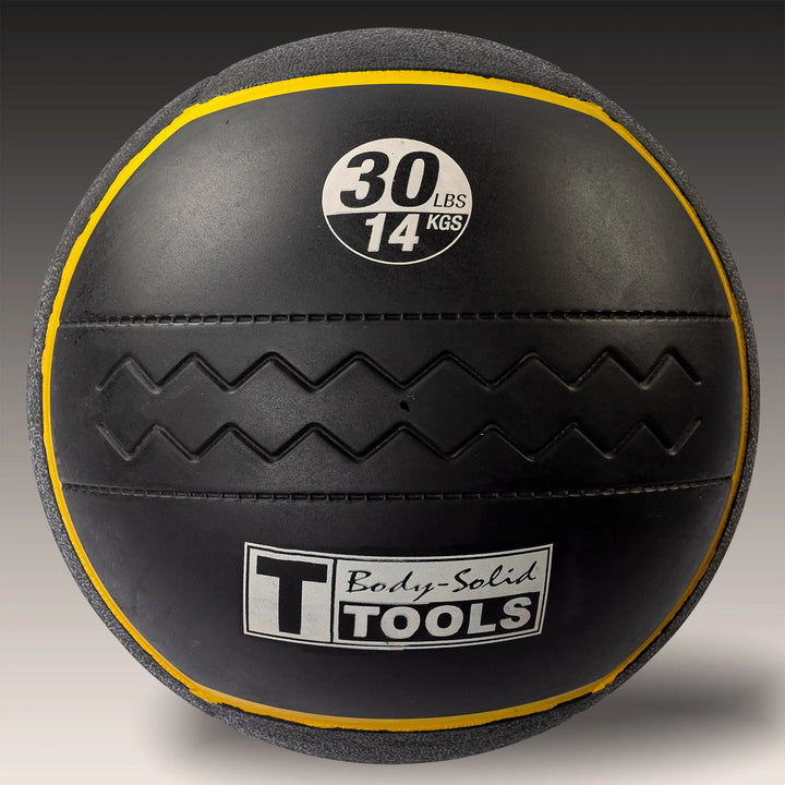 A 30 lb. Body-Solid Heavy Rubber Ball BSTHRB
