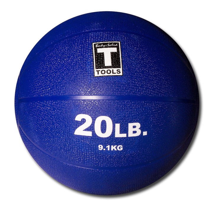 A 20 lb. Body-Solid Premium Medicine Ball BSTMB 