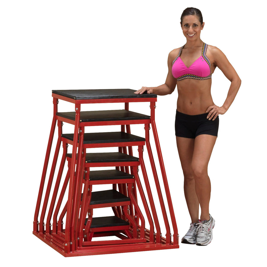 Body-Solid Metal Plyo Box BSTPB High-Intensity Strength and Muscle Training Equipment Healthy and Safe Workout