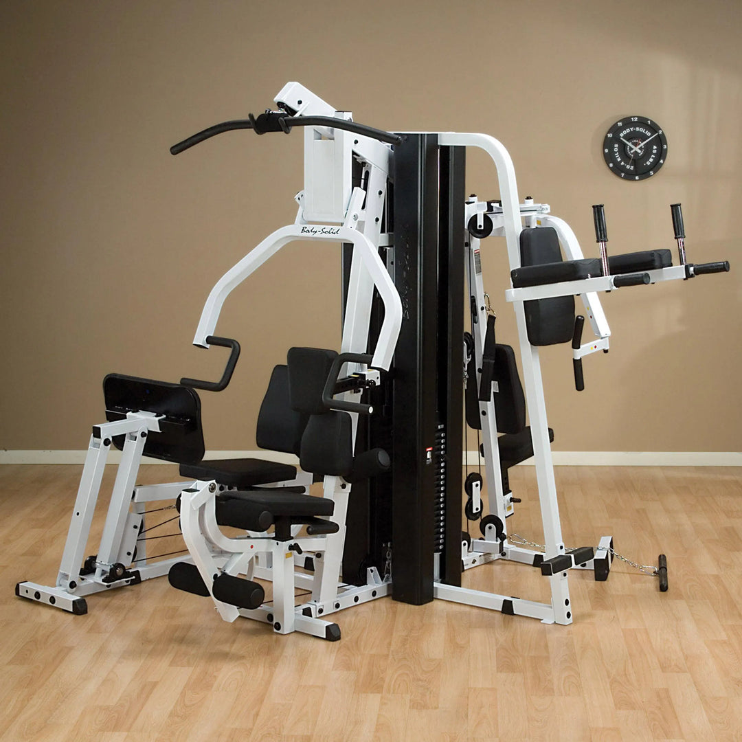 Body-Solid Universal Weight Machine with Leg Press EXM3000LPS on display