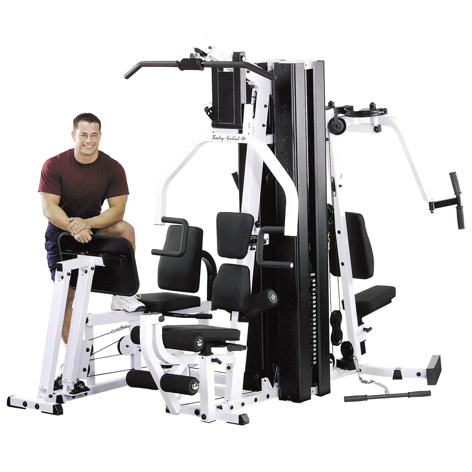 Body-Solid Universal Weight Machine with Leg Press EXM3000LPS Muscle and Strength Training Solution Healthy and Safe Workout