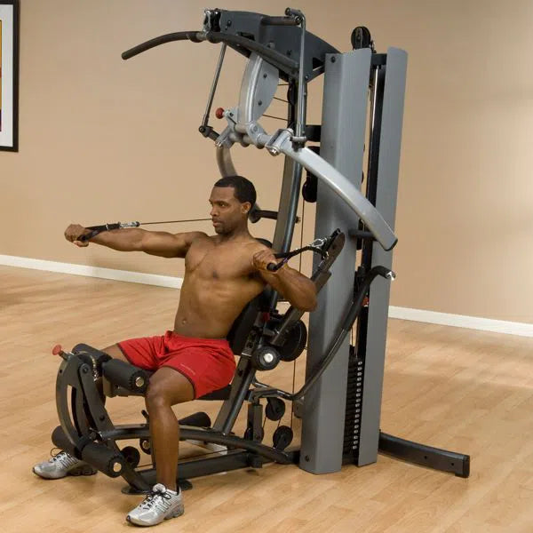 man cable chest press on Body-Solid Fusion Commercial Exercise Machine F600