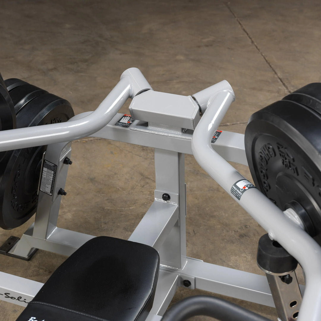 Body-Solid Bench Press Machine LVBP closer look on build quality