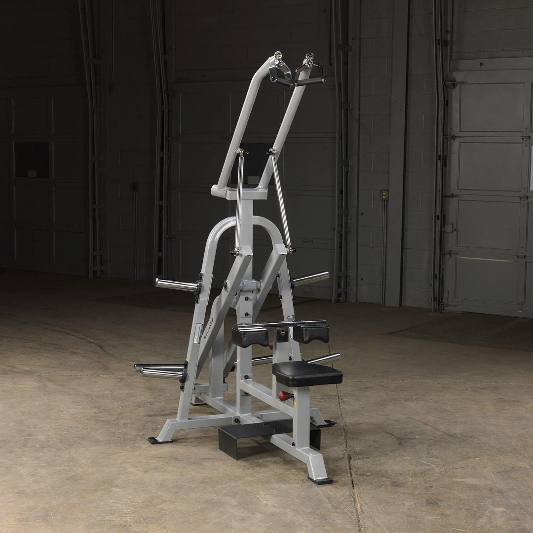 Body-Solid Lat Pulldown Machine LVLA shown without the weight plates